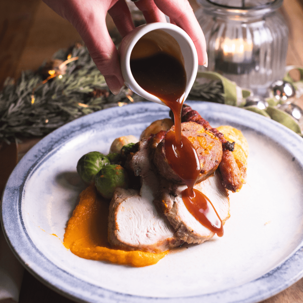 Festive menu at The Fox Cotswolds.